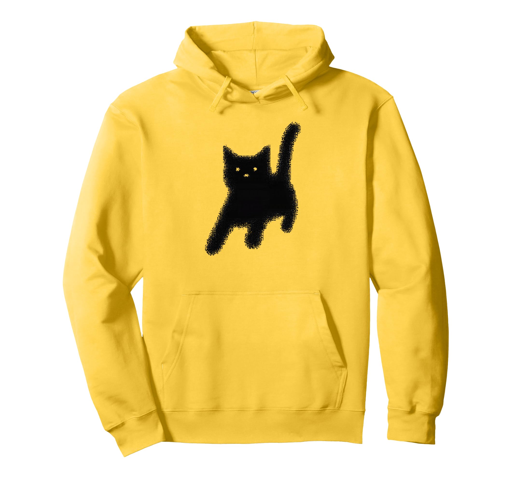 Y2K Cat Scary Back Tomcat 90S Grunge Hoodie - Fun Novelty Design Men Women - T-Shirt, Sweatshirt, Hoodie