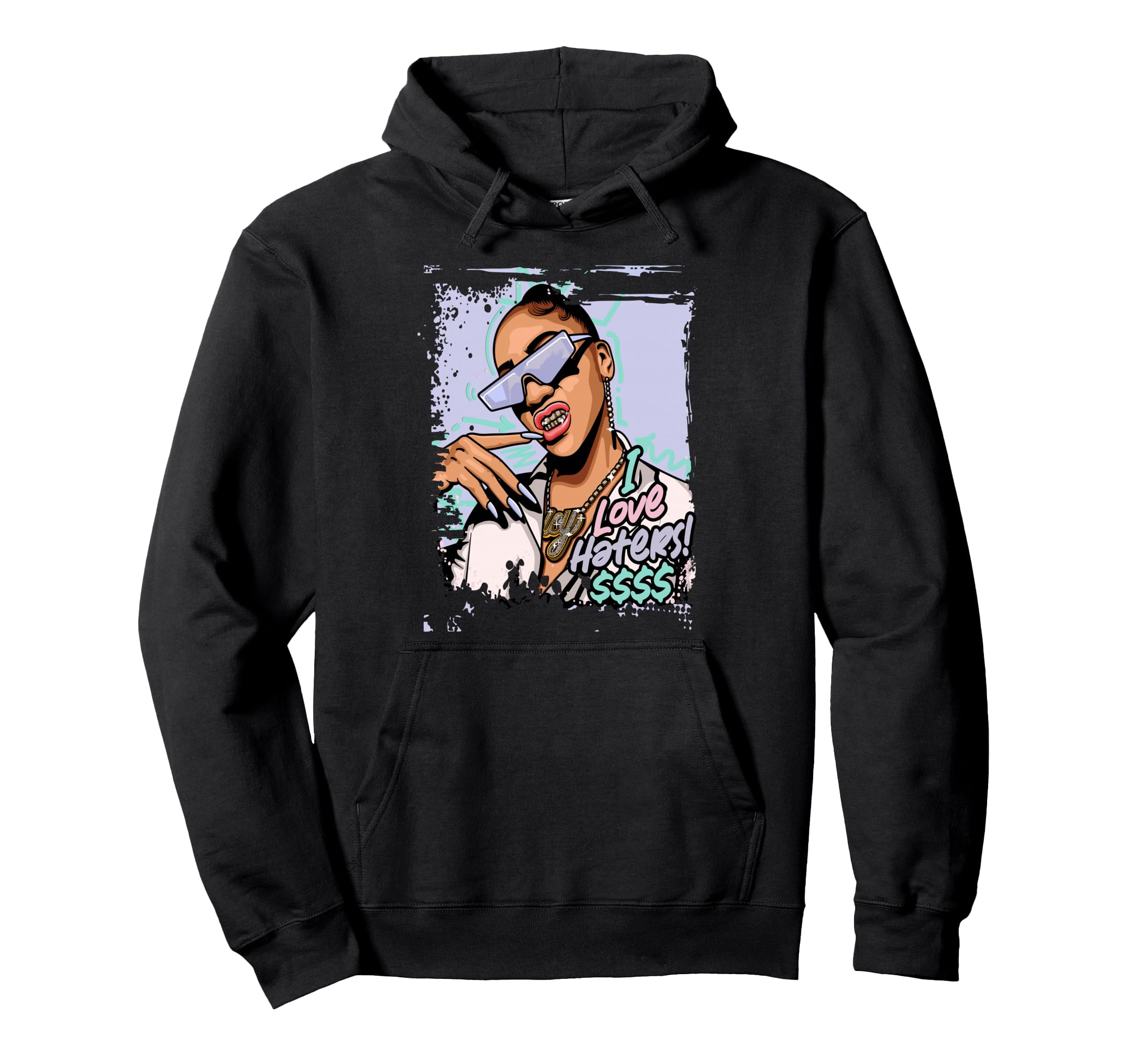 Gangster Hiphop Old School Hip Hop Hoodie - Trendy Graphic for Adults - T-Shirt, Sweatshirt, Hoodie