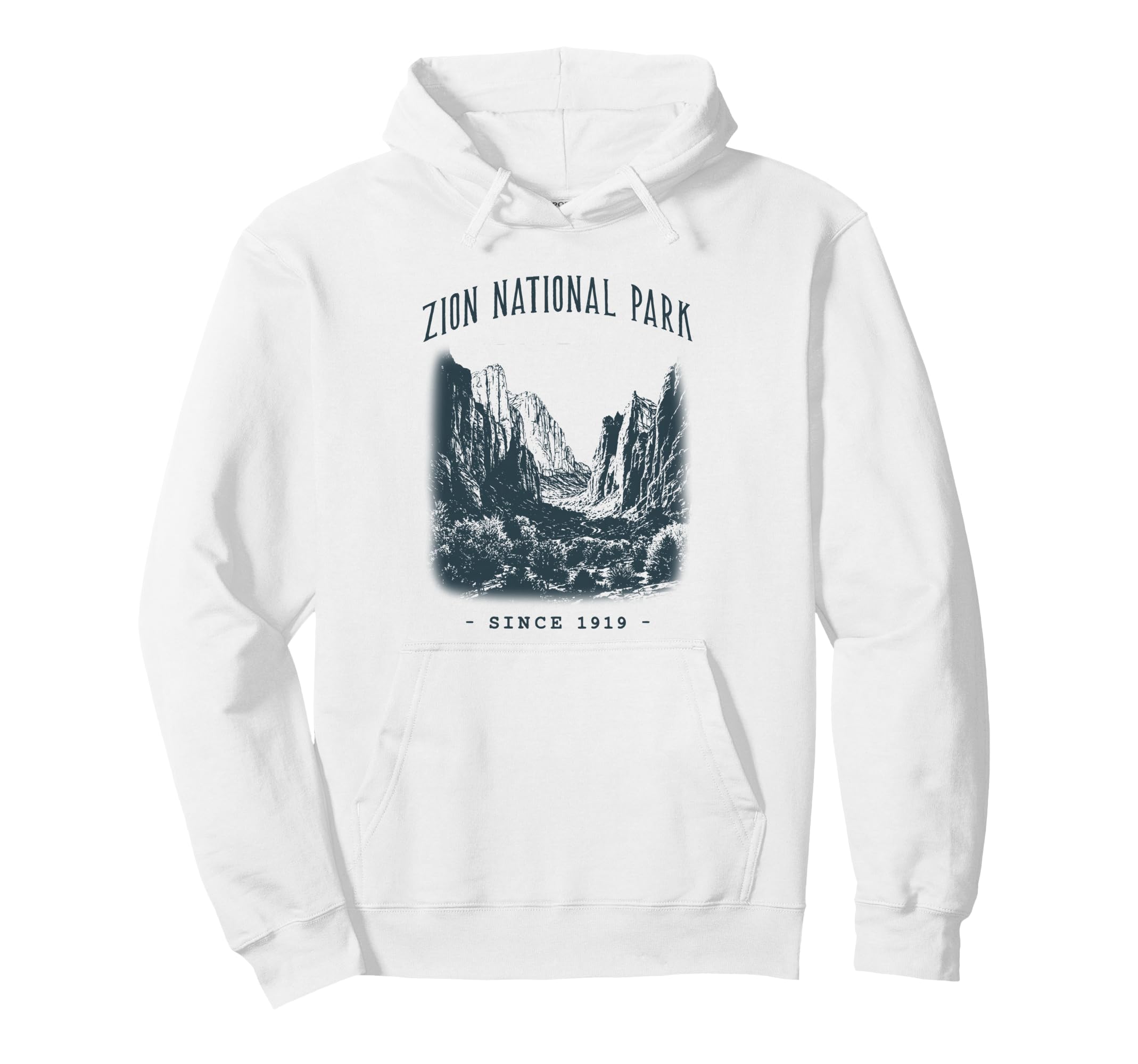 Zion National Park Utah Camping Hiker Hoodie - Graphic Print for Adults - T-Shirt, Sweatshirt, Hoodie