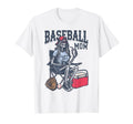 Baseball Mom Skeleton Sitting T-Shirt - Casual Everyday Wear for Adults - T-Shirt, Sweatshirt, Hoodie