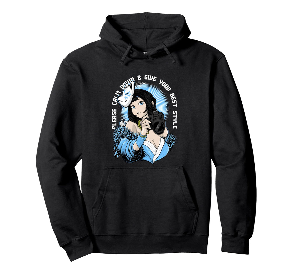 Kitsune Photography Aesthetic Edgy Hoodie - Graphic Print Men Women - T-Shirt, Sweatshirt, Hoodie