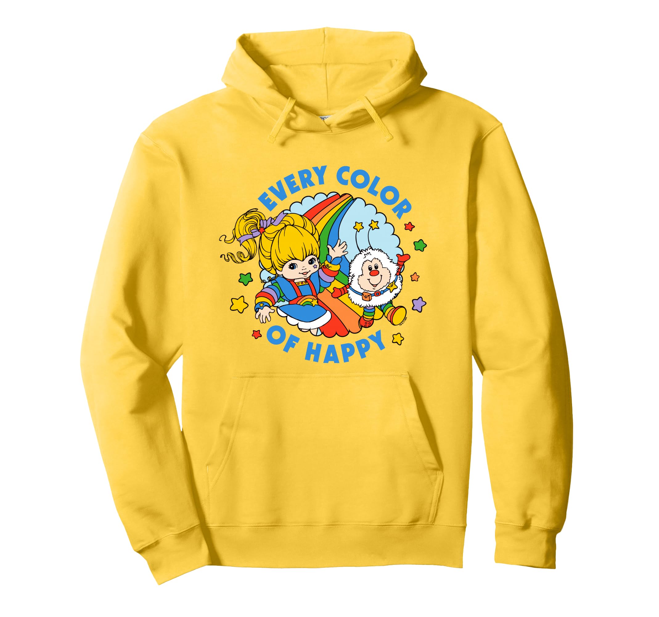 Rainbow Brite Pride Every Color Happy Hoodie - Unique Graphic for Adults - T-Shirt, Sweatshirt, Hoodie