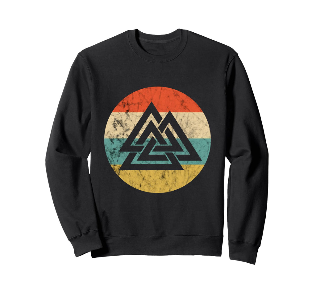 Valhalla Valknut Symbol Nordic Sweatshirt - Casual Everyday Wear Men Women - T-Shirt, Sweatshirt, Hoodie