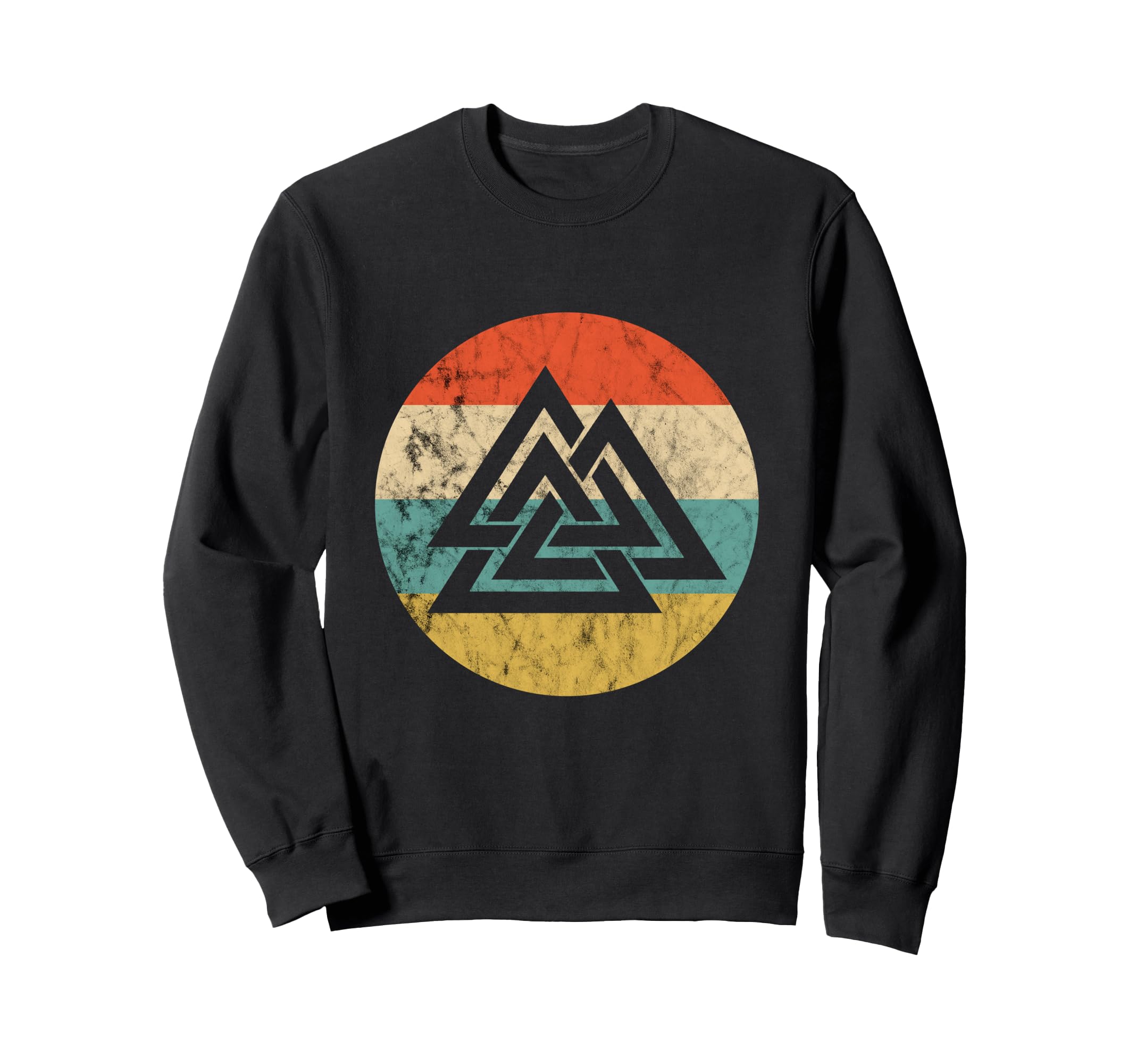 Valhalla Valknut Symbol Nordic Sweatshirt - Casual Everyday Wear Men Women - T-Shirt, Sweatshirt, Hoodie