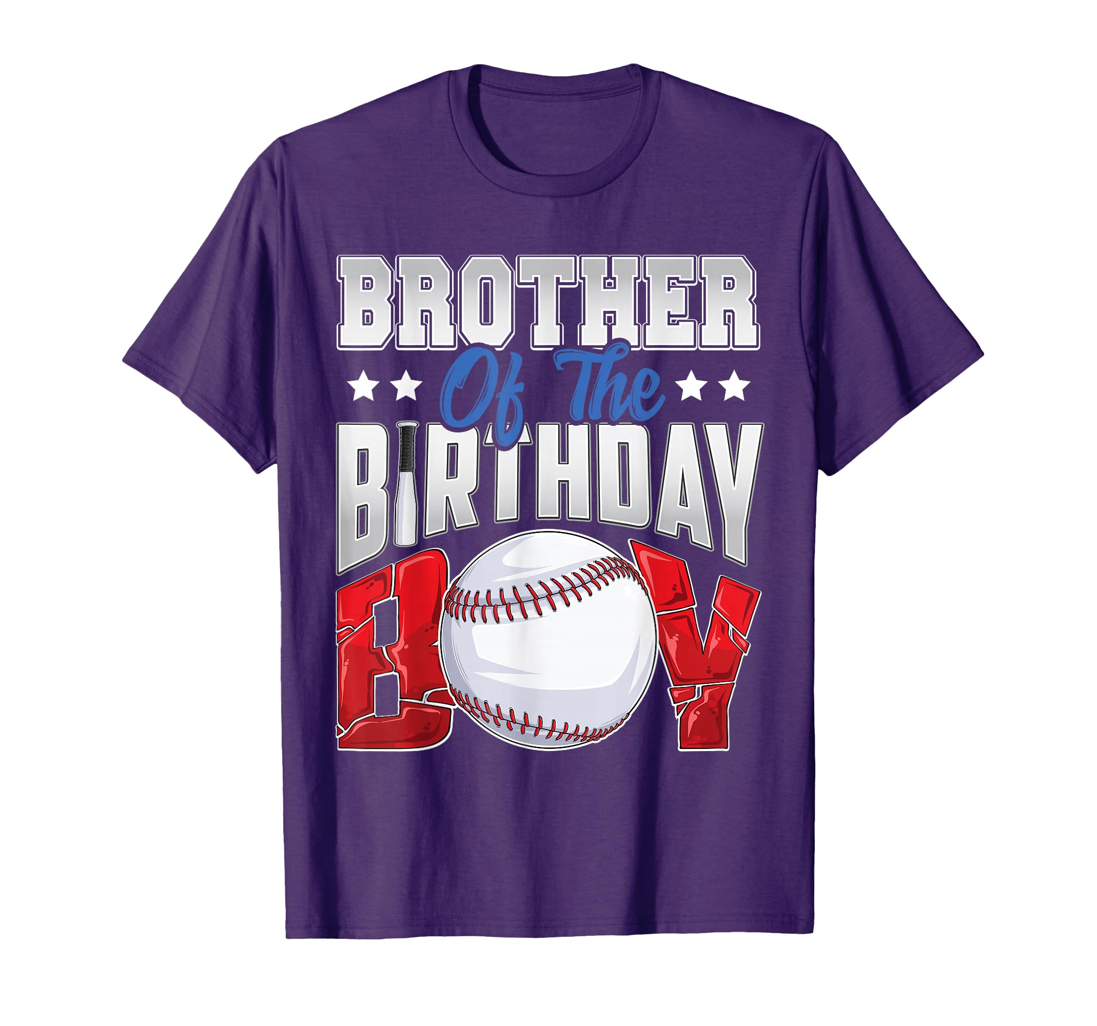 Brother Baseball Birthday Family T-Shirt - Novelty Apparel Men Women - T-Shirt, Sweatshirt, Hoodie