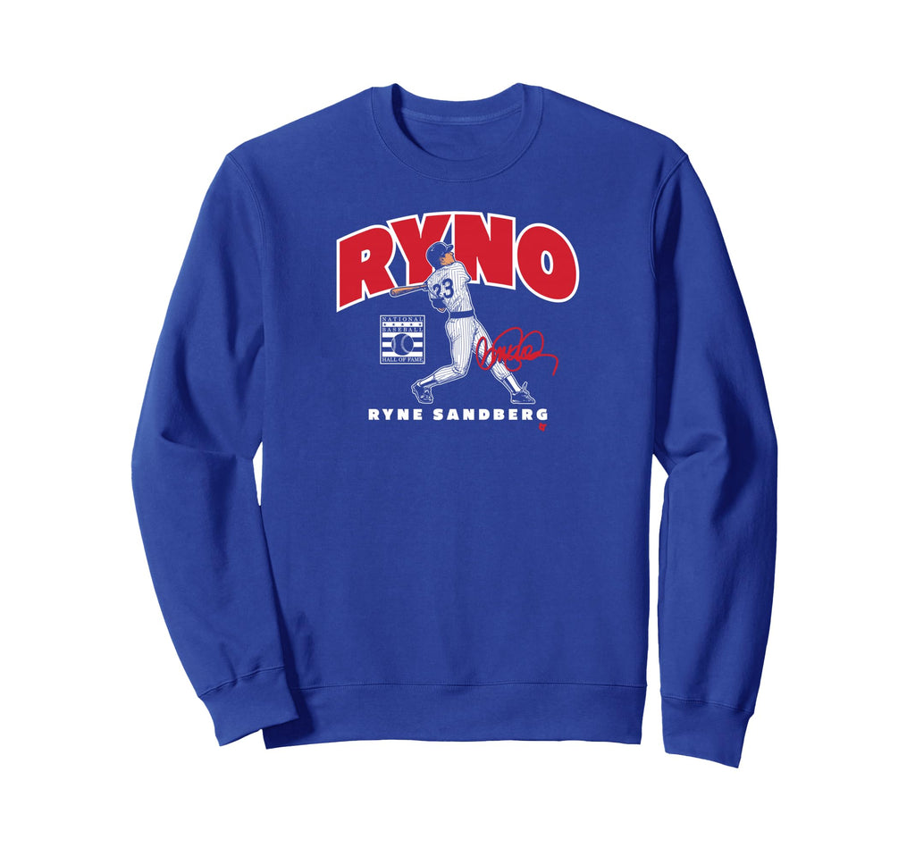 Ryne Sandberg Ryno Chicago Baseball Sweatshirt - Custom Art Print Unisex - T-Shirt, Sweatshirt, Hoodie
