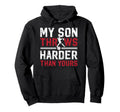Proud Baseball Pitcher Dad Baseball Hoodie - Fun Novelty Design for Adults - T-Shirt, Sweatshirt, Hoodie