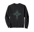 Gothic Cross Y2K Alt Aesthetic Emo Sweatshirt - Fun Novelty Design Unisex - T-Shirt, Sweatshirt, Hoodie