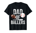 Dad Ballers Football And Baseball T-Shirt - Streetwear Style for Adults - T-Shirt, Sweatshirt, Hoodie