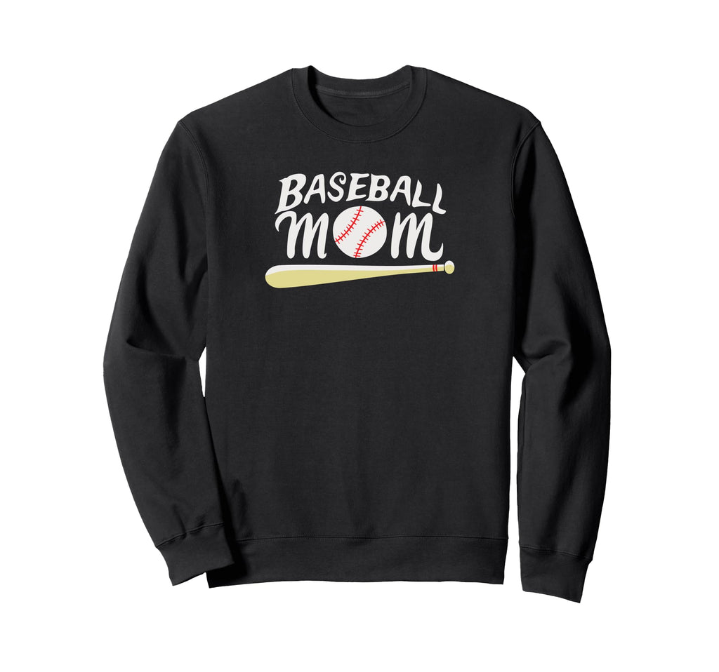Baseball Mom Sweatshirt - Graphic Print Unisex - T-Shirt, Sweatshirt, Hoodie