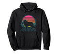 Border Collie Dog 80S Vaporwave Hoodie - Fun Novelty Design Unisex - T-Shirt, Sweatshirt, Hoodie