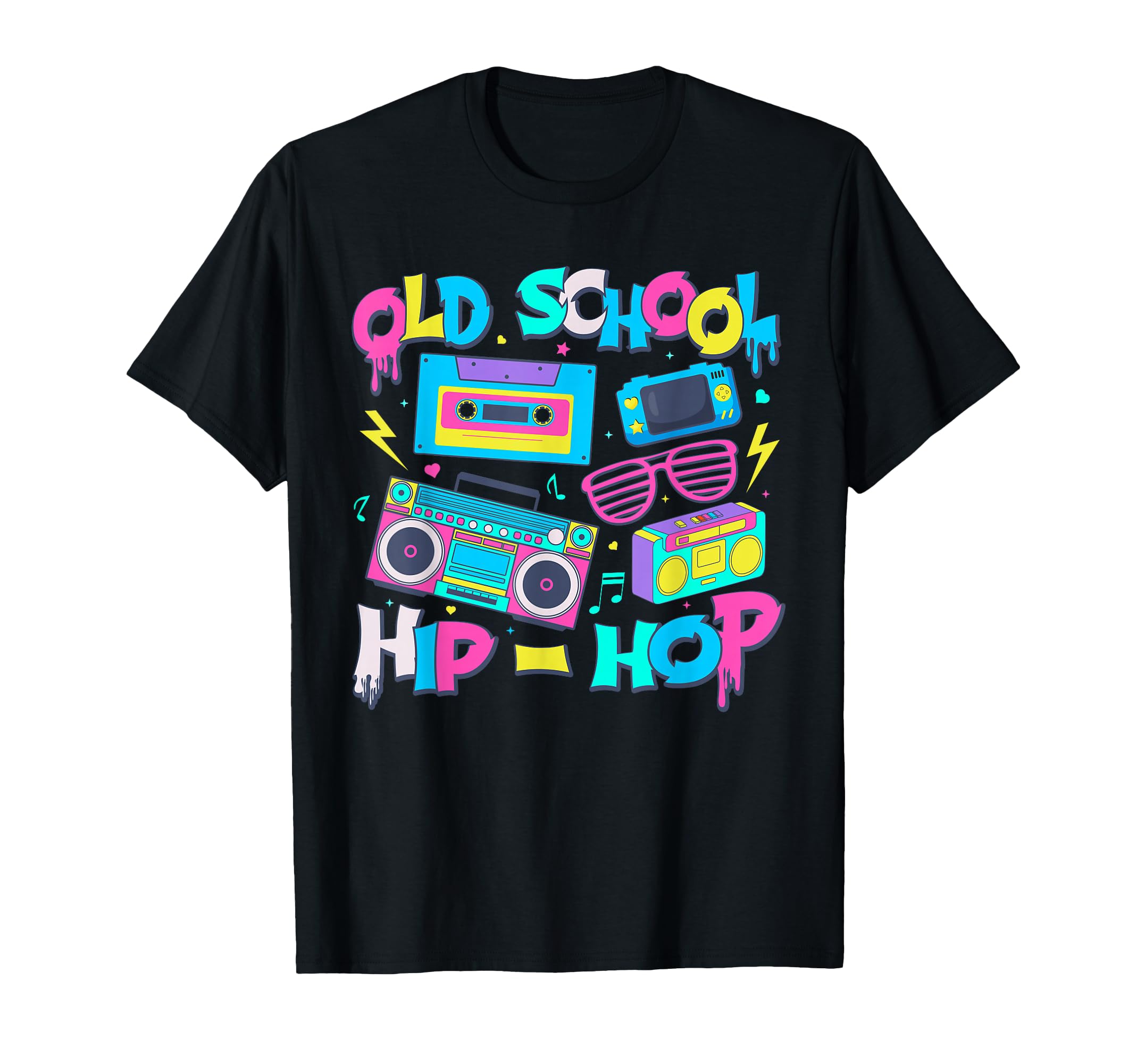 Old School Hip Hop 80S 90S Music T-Shirt - Casual Everyday Wear Men Women - T-Shirt, Sweatshirt, Hoodie