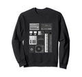 Old School Hip Hop Analog Sweatshirt - Casual Everyday Wear Men Women - T-Shirt, Sweatshirt, Hoodie