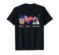 Peace Love Boston Terrier Dog T-Shirt - Casual Everyday Wear Men Women - T-Shirt, Sweatshirt, Hoodie