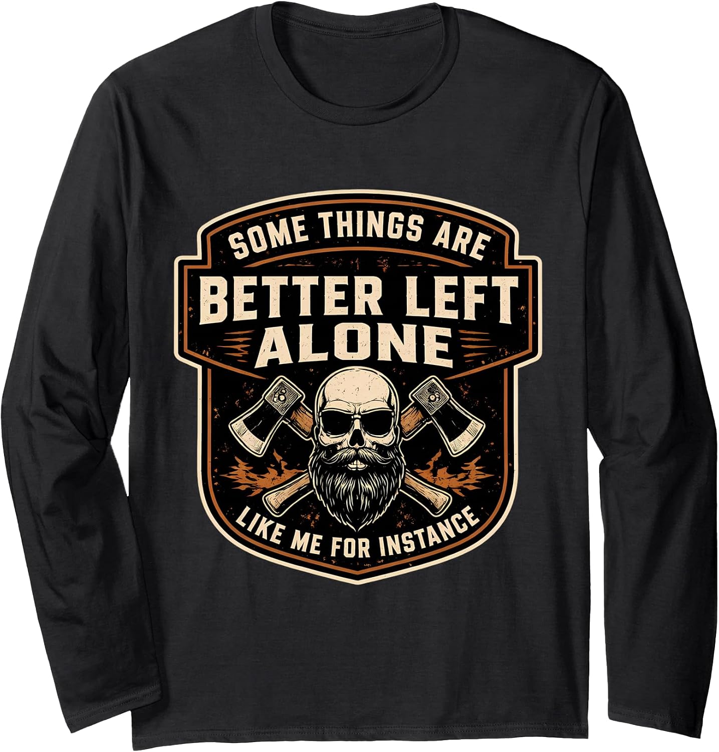 Some Things Are Better Left Alone Sarcastic Merch - Adult & Kids T-Shirts, Sweatshirts & Hoodies apparel design preview 1