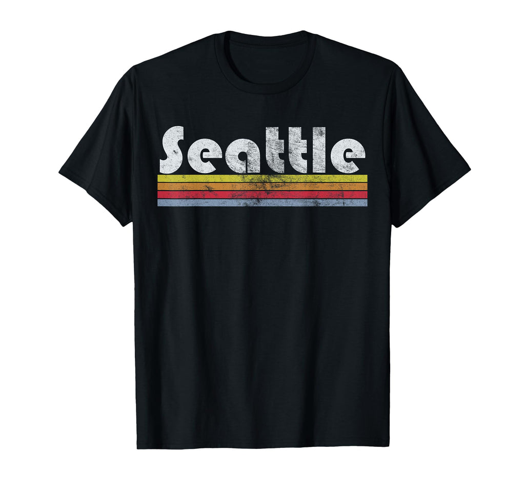Seattle 70S 80S 90S T-Shirt - Aesthetic Graphic Unisex - T-Shirt, Sweatshirt, Hoodie
