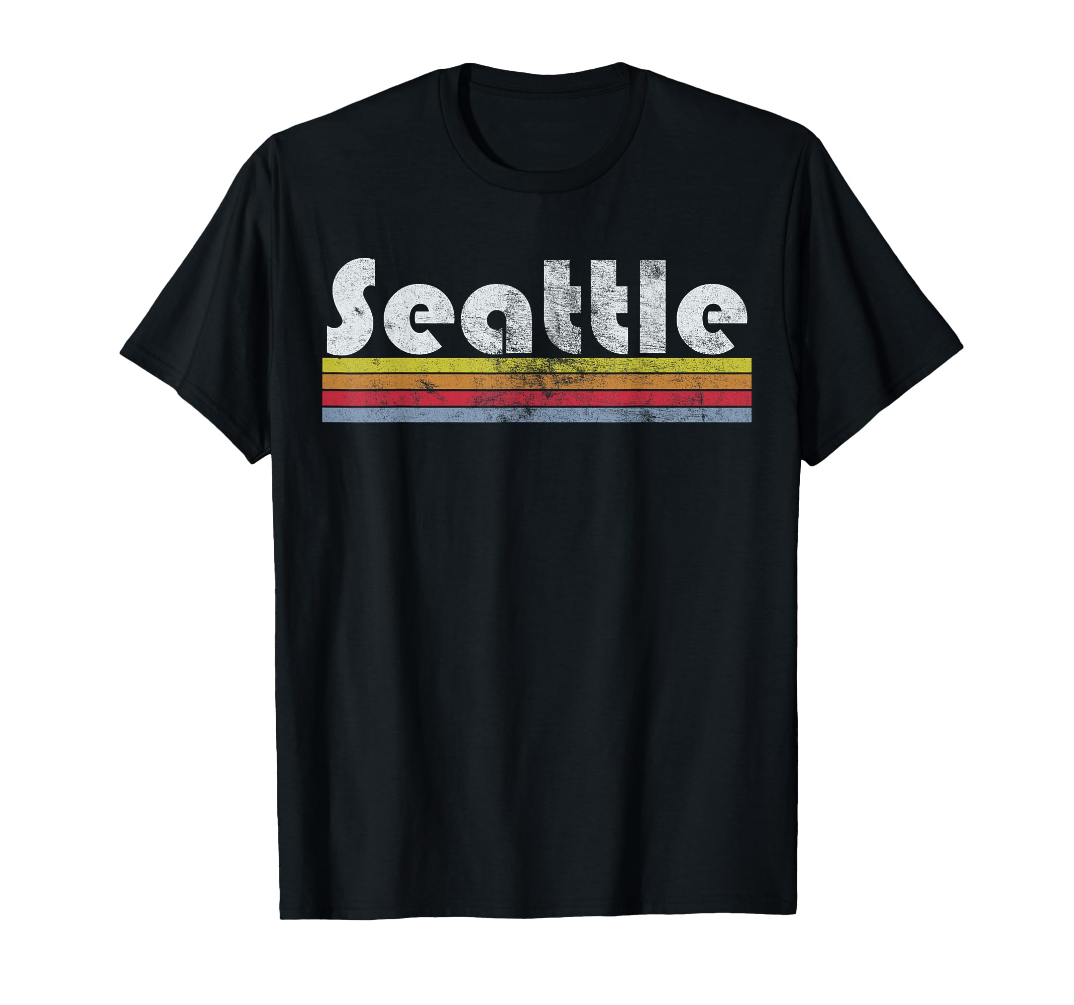 Seattle 70S 80S 90S T-Shirt - Aesthetic Graphic Unisex - T-Shirt, Sweatshirt, Hoodie