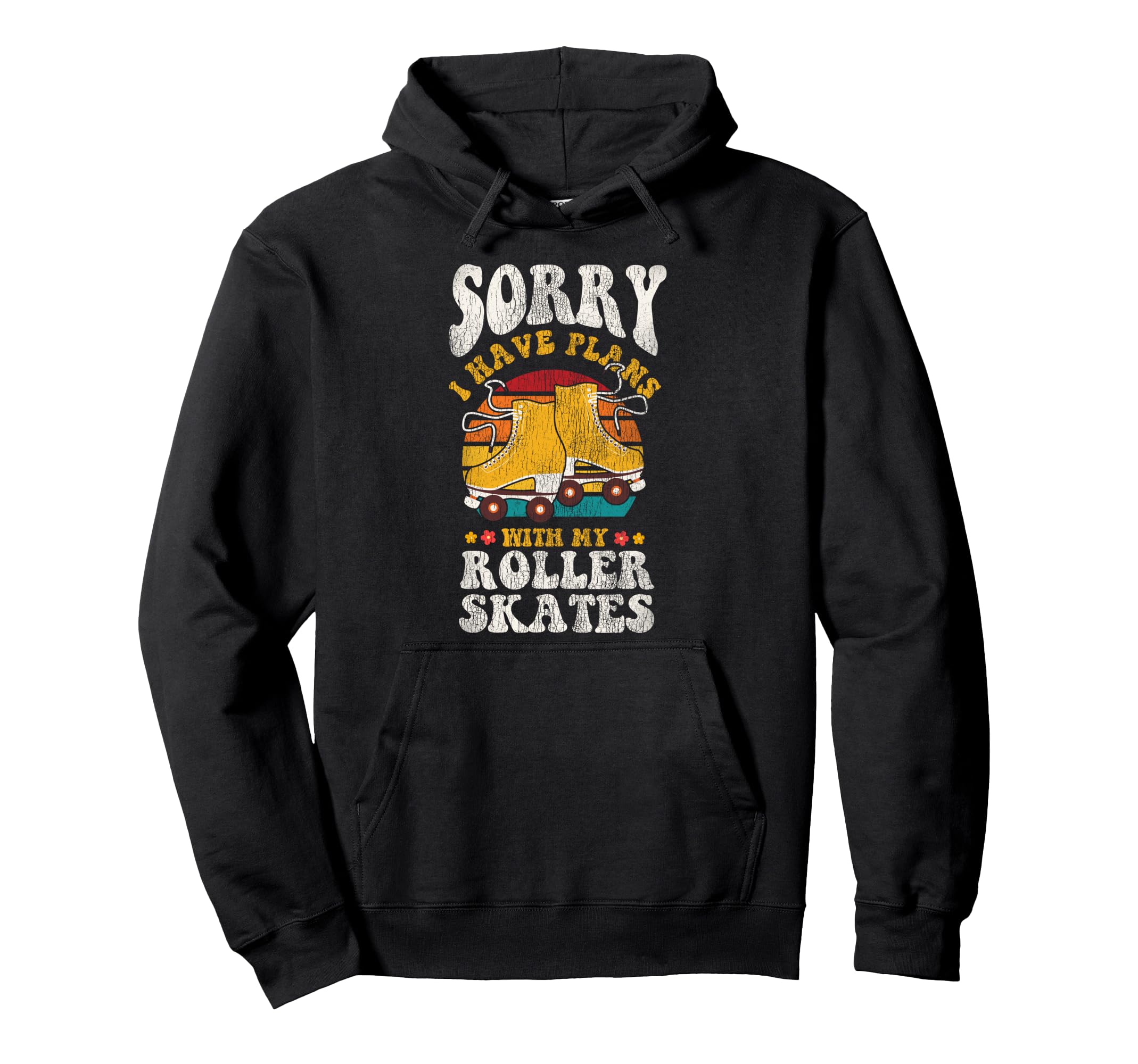 Roller Skating Skate 1970S Hoodie - Casual Everyday Wear for Adults - T-Shirt, Sweatshirt, Hoodie