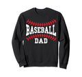 Baseball Dad Laces Little League Sweatshirt - Unique Graphic for Adults - T-Shirt, Sweatshirt, Hoodie
