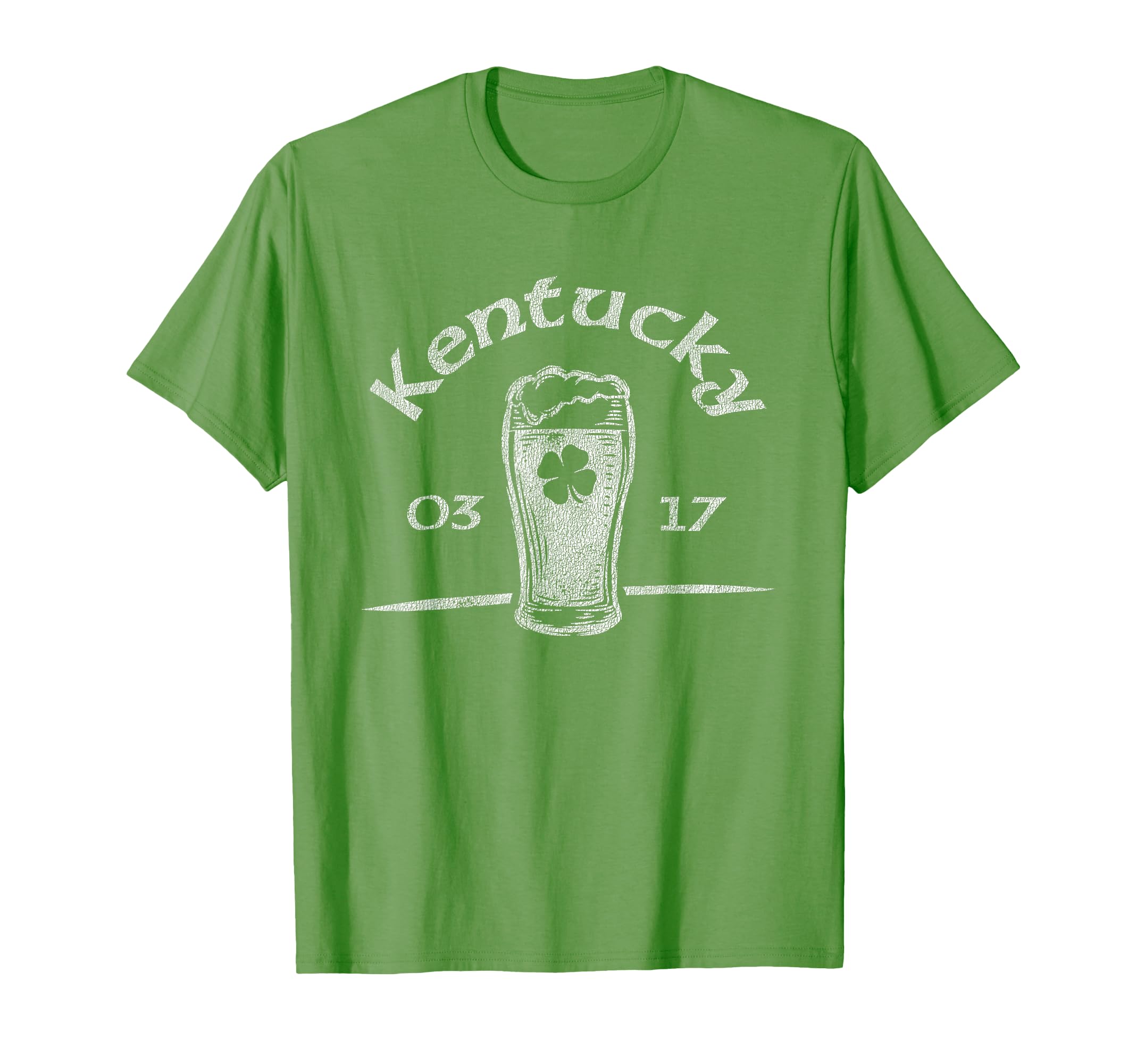 Kentucky St Patricks Day Distressed T-Shirt - Streetwear Style Men Women - T-Shirt, Sweatshirt, Hoodie