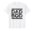 Dad Bod Faded Stripe 80S T-Shirt - Custom Art Print for Adults - T-Shirt, Sweatshirt, Hoodie