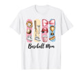 Baseball Coquette Bow Mothers Day Hoodie - Custom Art Print Men Women - T-Shirt, Sweatshirt, Hoodie