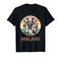 Malawi Big 5 Watercolor Sunset Malawi T-Shirt - Aesthetic Graphic Unisex - T-Shirt, Sweatshirt, Hoodie