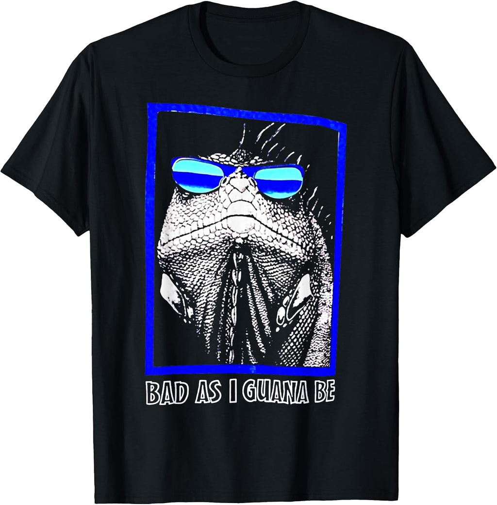 Bad As I Guana Be Teespkpj0 - Adult & Kids T-Shirts, Sweatshirts & Hoodies apparel design preview 1