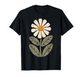 Daisy Flower Boho Art Floral Botanical T-Shirt - Graphic Print Unisex - T-Shirt, Sweatshirt, Hoodie