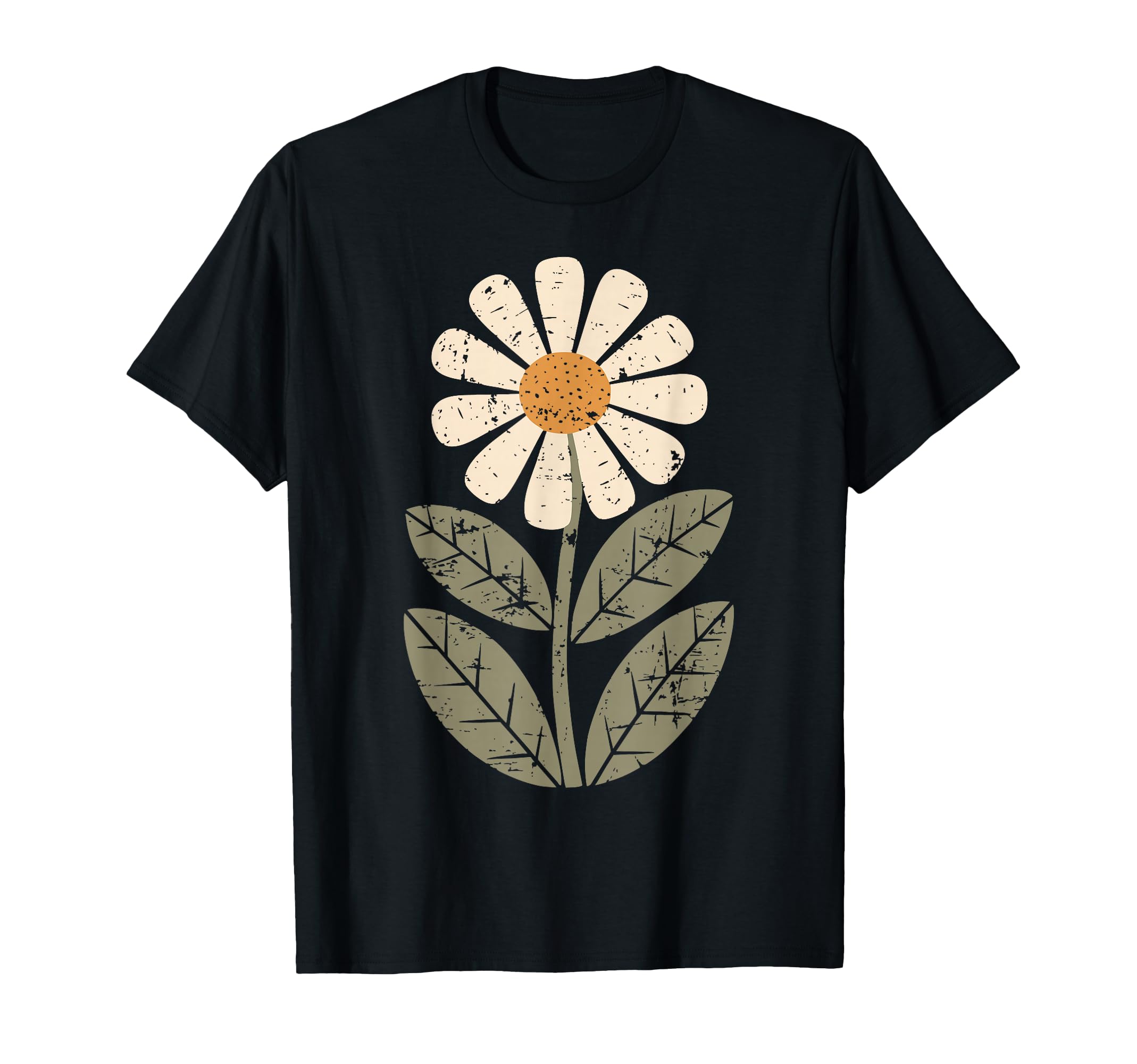 Daisy Flower Boho Art Floral Botanical T-Shirt - Graphic Print Unisex - T-Shirt, Sweatshirt, Hoodie