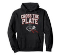 Cross Plate Christian Baseball Faith Hoodie - Fun Novelty Design Unisex - T-Shirt, Sweatshirt, Hoodie