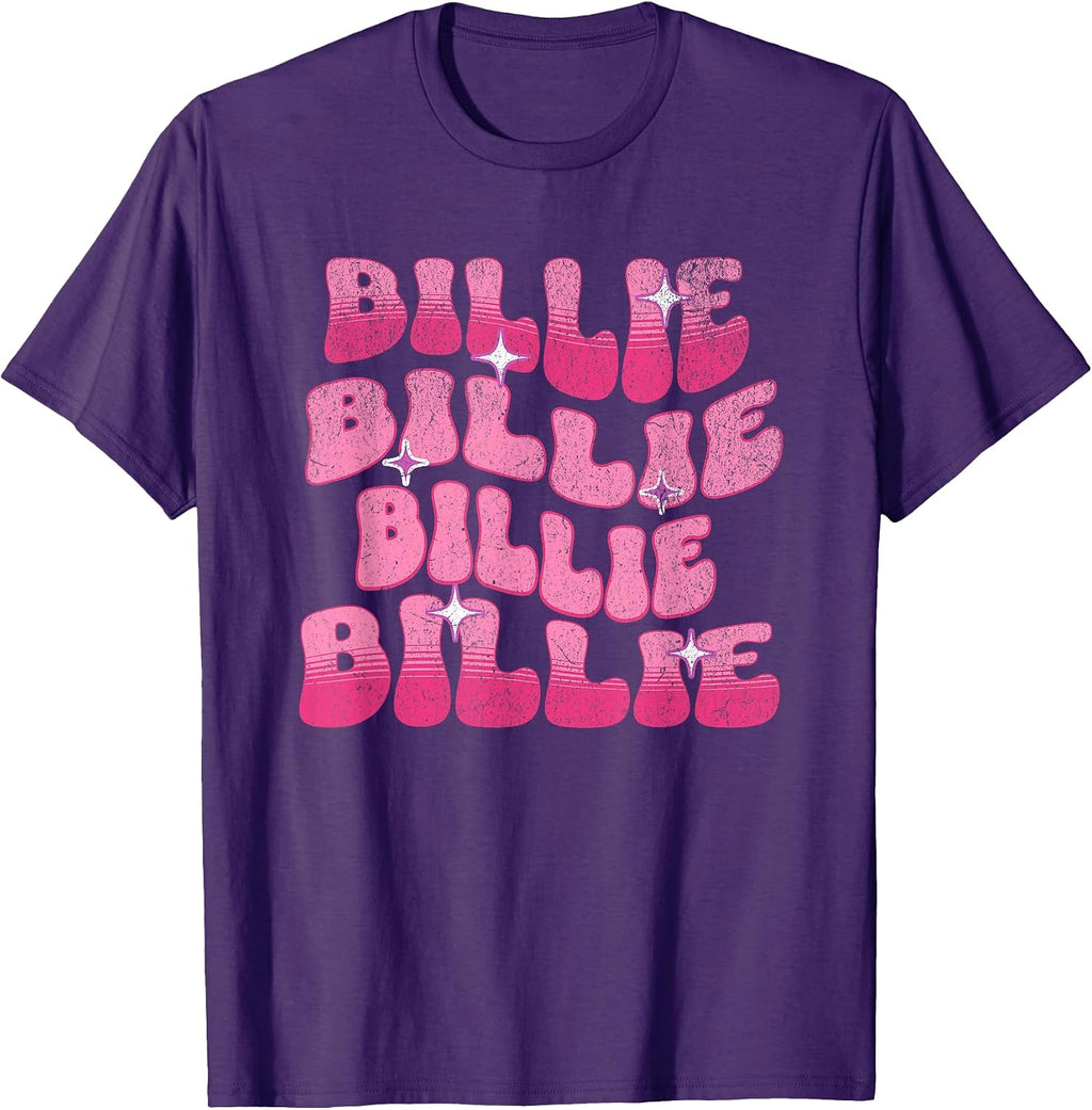 Vintage Billie First Name 70s 80s Retro Gifts - Adult & Kids T-Shirts, Sweatshirts & Hoodies apparel design preview 1