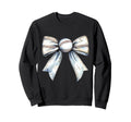 Baseball Coquette Bow Baseball Mom Sweatshirt - Minimalist Print Men Women - T-Shirt, Sweatshirt, Hoodie