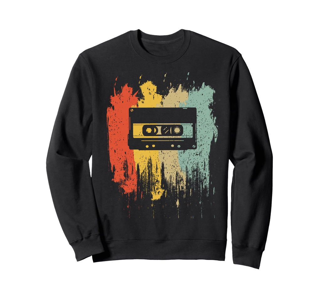 Music Cassette Tape 80S 90S Sweatshirt - Novelty Apparel Men Women - T-Shirt, Sweatshirt, Hoodie