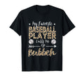 My Favorite Baseball Player Calls Me T-Shirt - Minimalist Print Men Women - T-Shirt, Sweatshirt, Hoodie