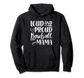 Baseball Mom Baseball Lover Baseball Hoodie - Minimalist Print Men Women - T-Shirt, Sweatshirt, Hoodie