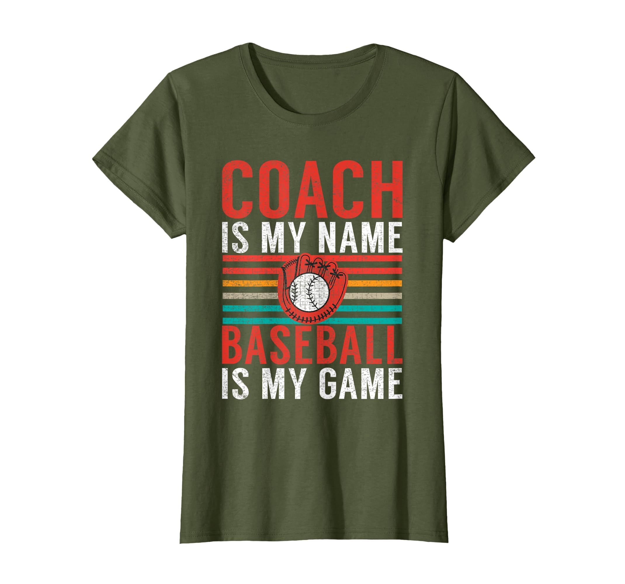 Coach Is My Name Baseball Is My Game T-Shirt - Trendy Graphic Unisex - T-Shirt, Sweatshirt, Hoodie