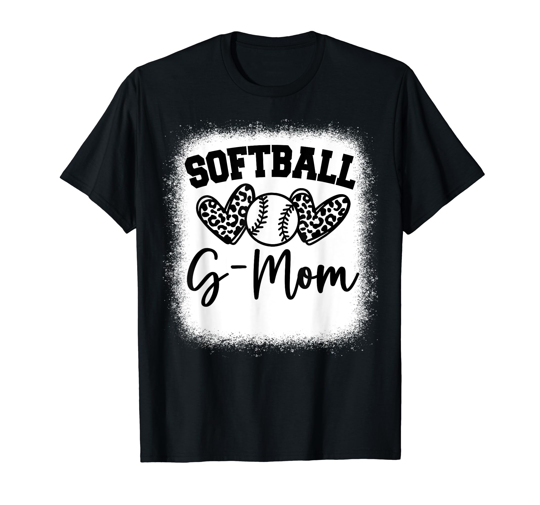 Personalized Baseball Heart G Mom T-Shirt - Graphic Print for Adults - T-Shirt, Sweatshirt, Hoodie