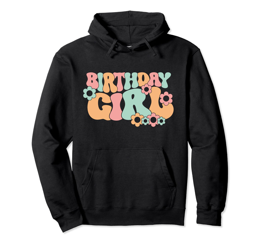 Groovy Birthday Party Boho Hippie Wavy Hoodie - Custom Art Print for Adults - T-Shirt, Sweatshirt, Hoodie