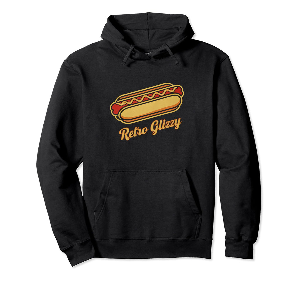 Glizzy 60S 70 Diner Hot Dog Hoodie - Casual Everyday Wear for Adults - T-Shirt, Sweatshirt, Hoodie