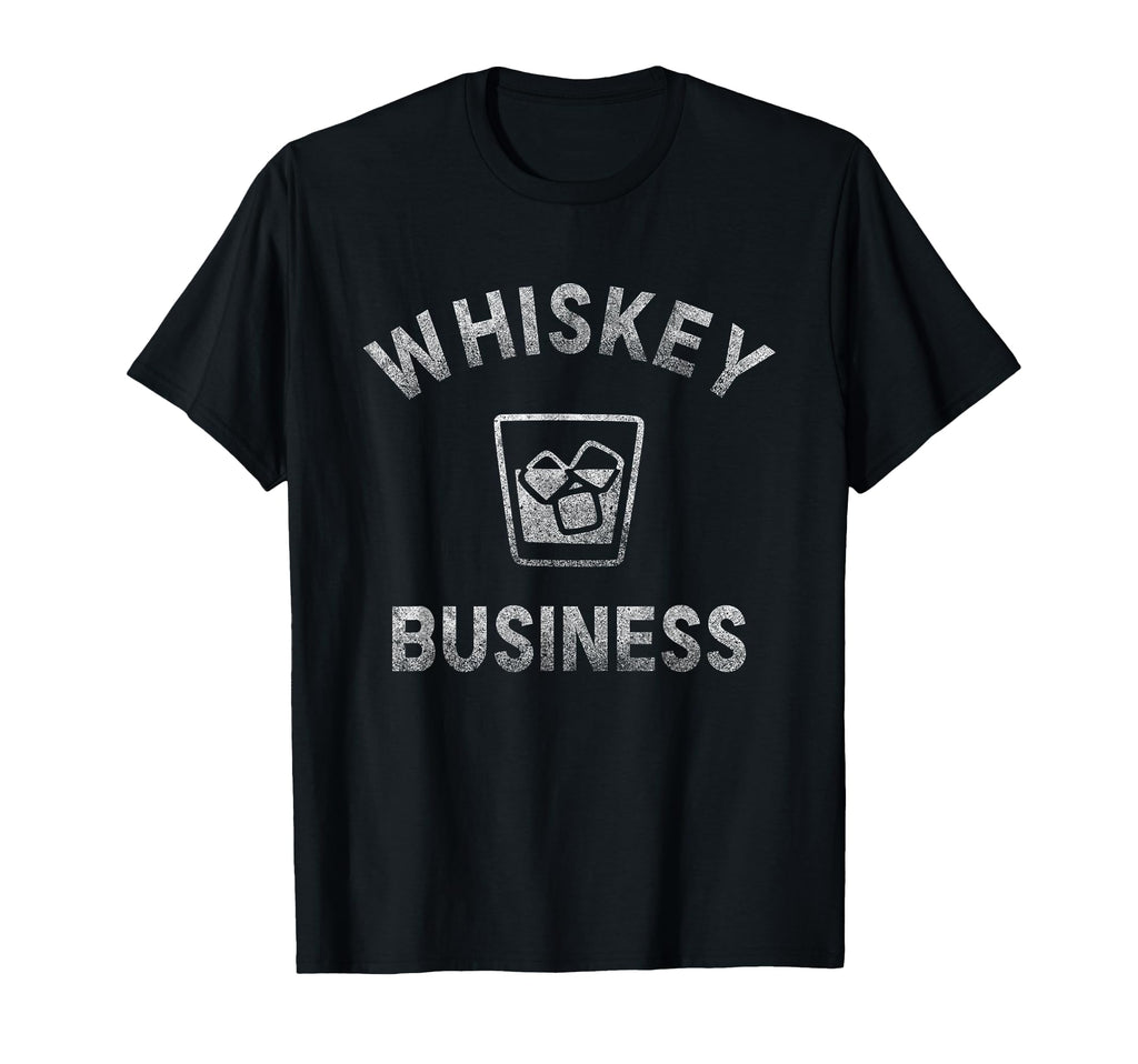 Whiskey Business Old Fashioned Glass Dad T-Shirt - Minimalist Print Unisex - T-Shirt, Sweatshirt, Hoodie
