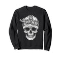 Skull Cat Skeleton Kitty Kitten Sweatshirt - Fun Novelty Design Unisex - T-Shirt, Sweatshirt, Hoodie