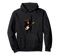 Cat Playing Guitar Funny Music Lovers Hoodie - Custom Art Print for Adults - T-Shirt, Sweatshirt, Hoodie