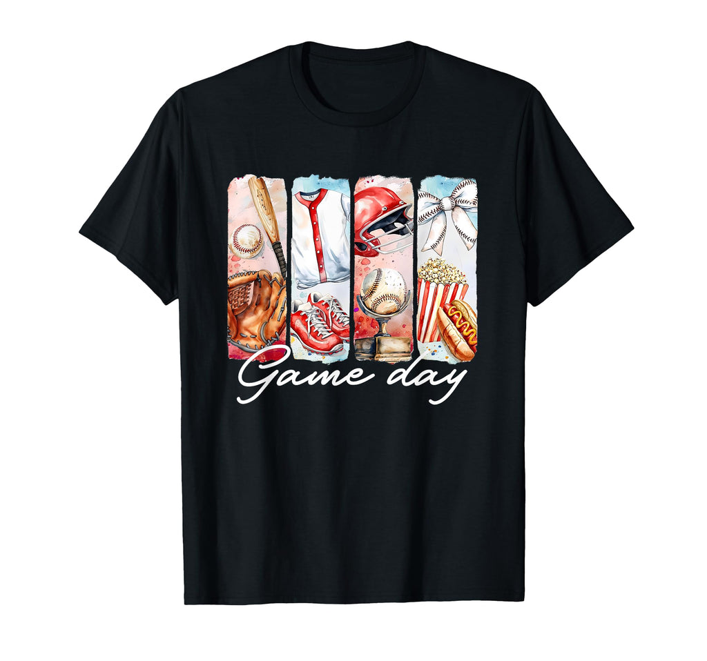 Baseball Mama Coquette Checkered T-Shirt - Aesthetic Graphic for Adults - T-Shirt, Sweatshirt, Hoodie