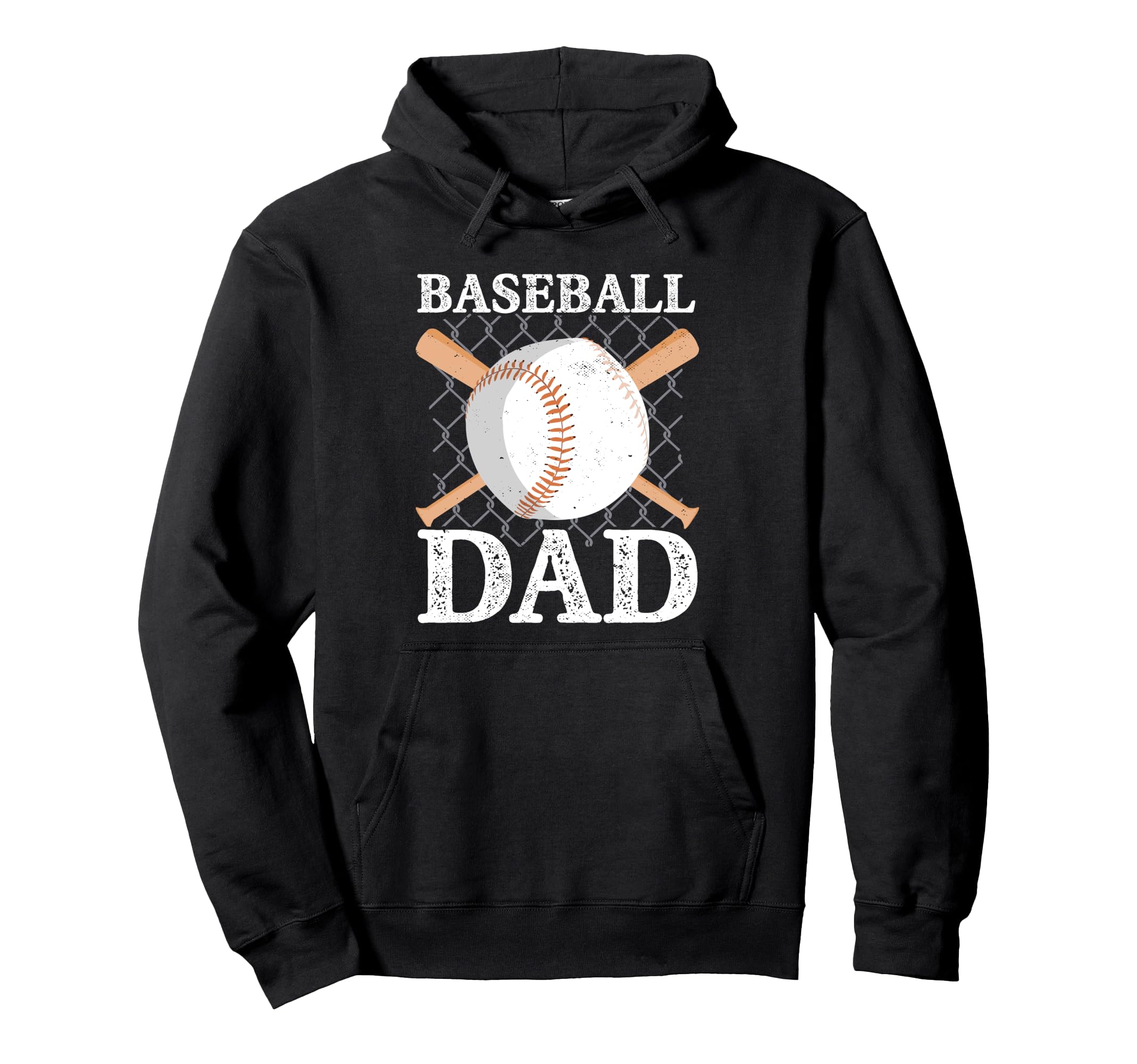 Fathers Day Baseball Dad Parent Hoodie - Minimalist Print for Adults - T-Shirt, Sweatshirt, Hoodie