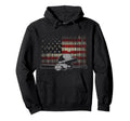 American Flag Baseball Baseball Hoodie - Casual Everyday Wear Unisex - T-Shirt, Sweatshirt, Hoodie