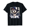 Dope Hip Hop Teddy Bear 90 Hip Hop Old T-Shirt - Custom Art Print Unisex - T-Shirt, Sweatshirt, Hoodie