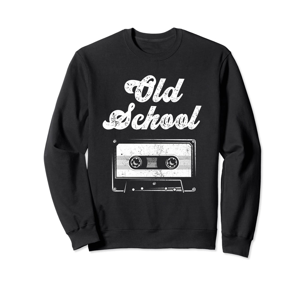 Old School Cassette Tape Hip Hop Sweatshirt - Novelty Apparel Men Women - T-Shirt, Sweatshirt, Hoodie