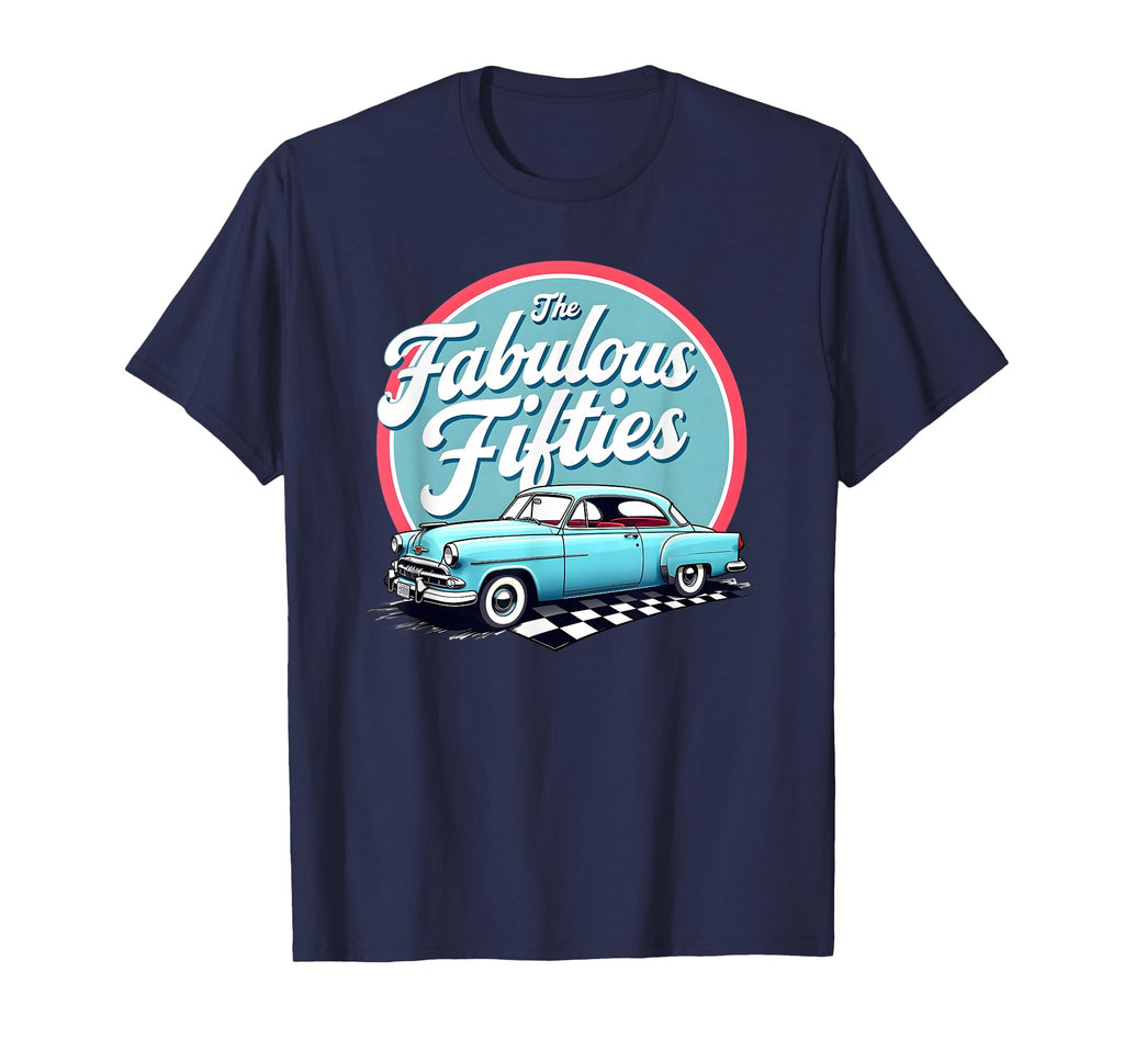Sock Hop Fabulous Fifties Car T-Shirt - Minimalist Print for Adults - T-Shirt, Sweatshirt, Hoodie