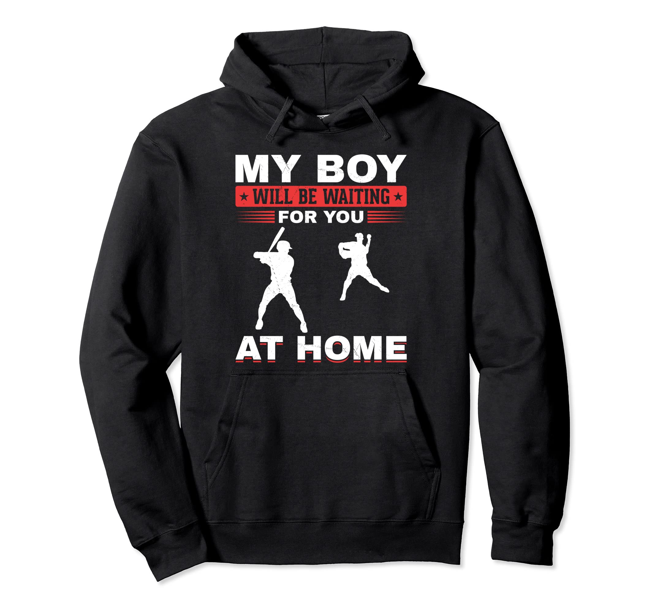 Son Baseball Catcher Pitcher Batter Hoodie - Minimalist Print for Adults - T-Shirt, Sweatshirt, Hoodie